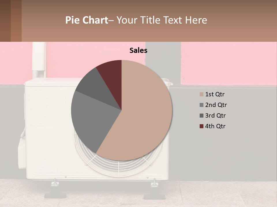 Conditioner Cold Heat PowerPoint Template