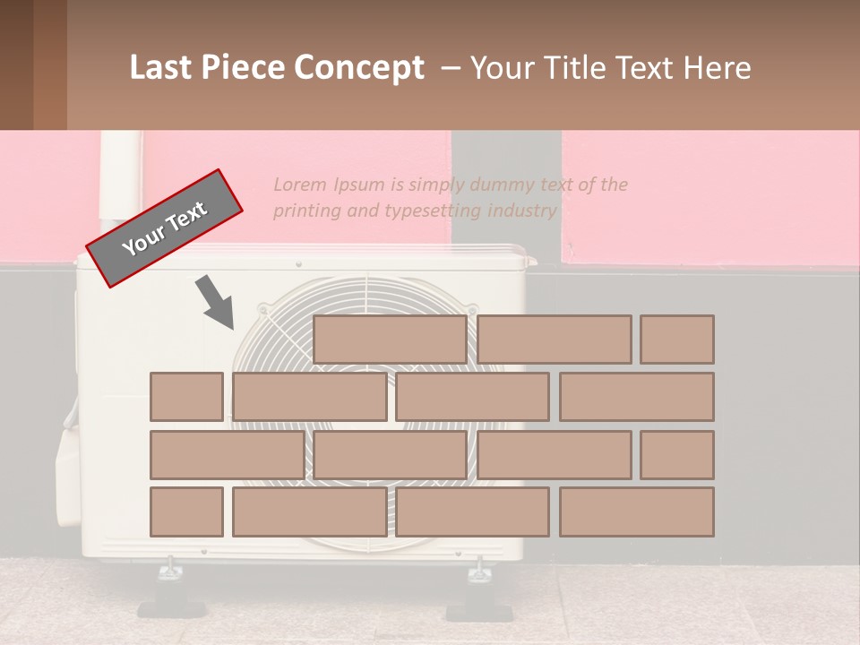 Conditioner Cold Heat PowerPoint Template