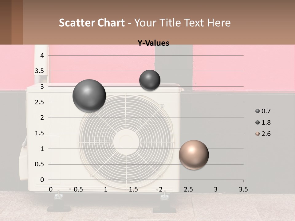 Conditioner Cold Heat PowerPoint Template