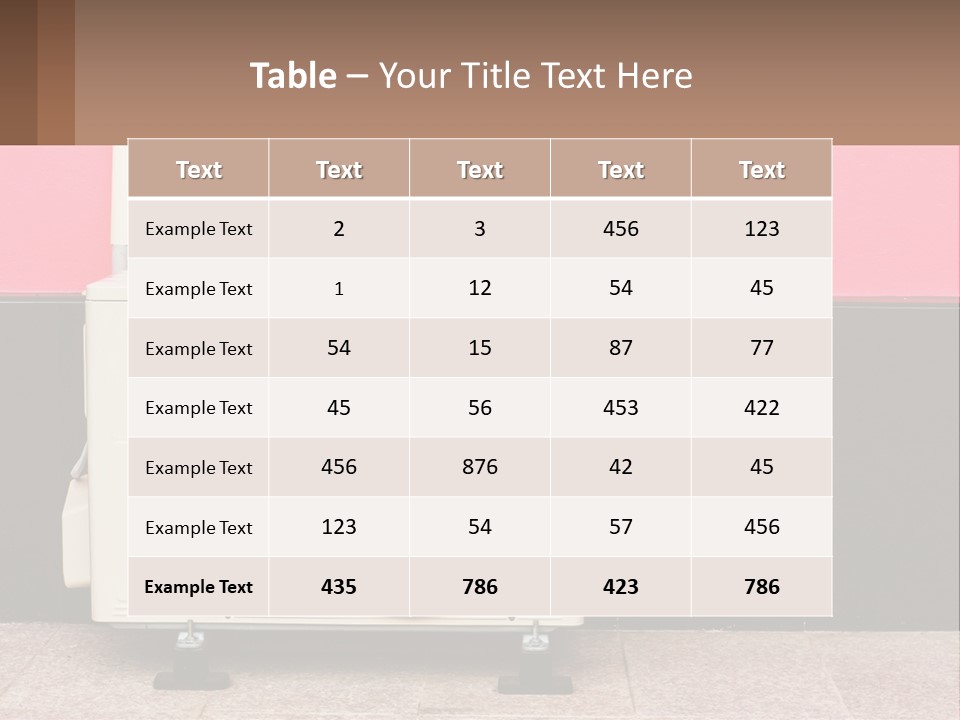 Conditioner Cold Heat PowerPoint Template