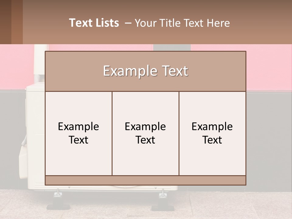 Conditioner Cold Heat PowerPoint Template