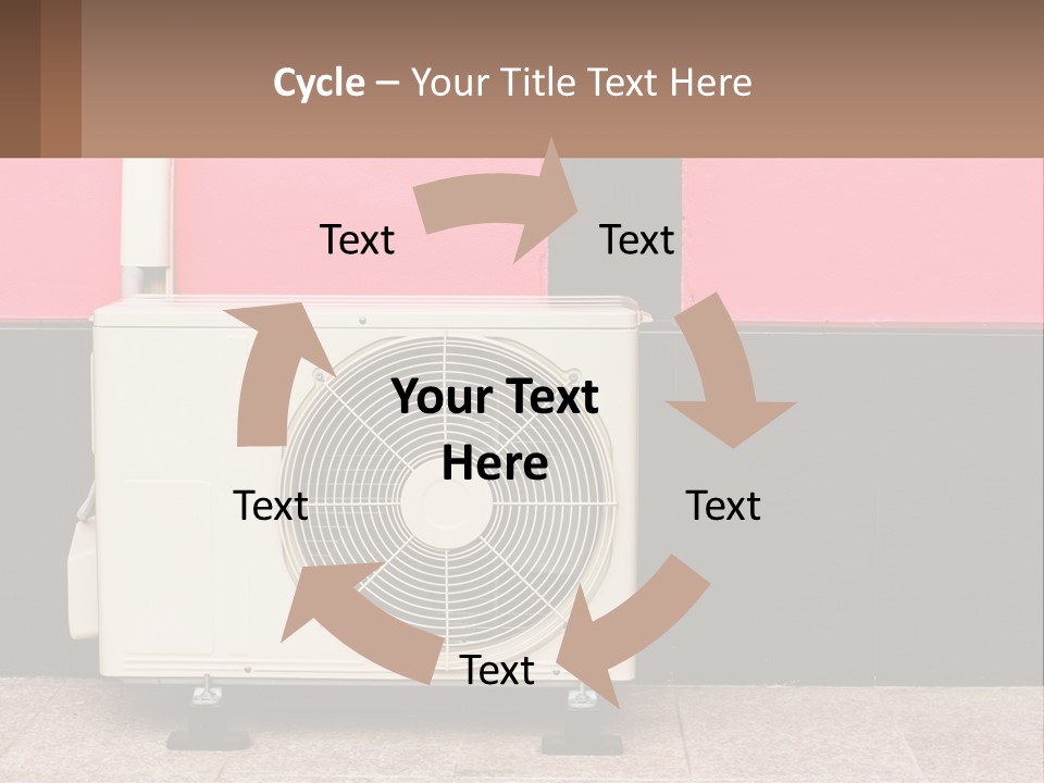 Conditioner Cold Heat PowerPoint Template