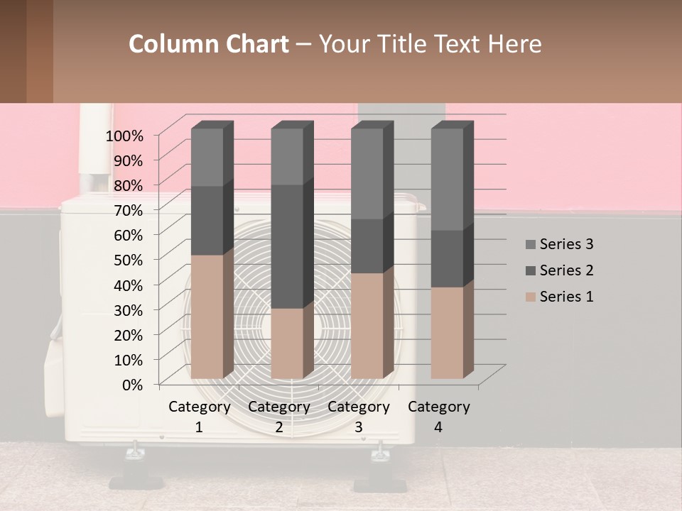 Conditioner Cold Heat PowerPoint Template