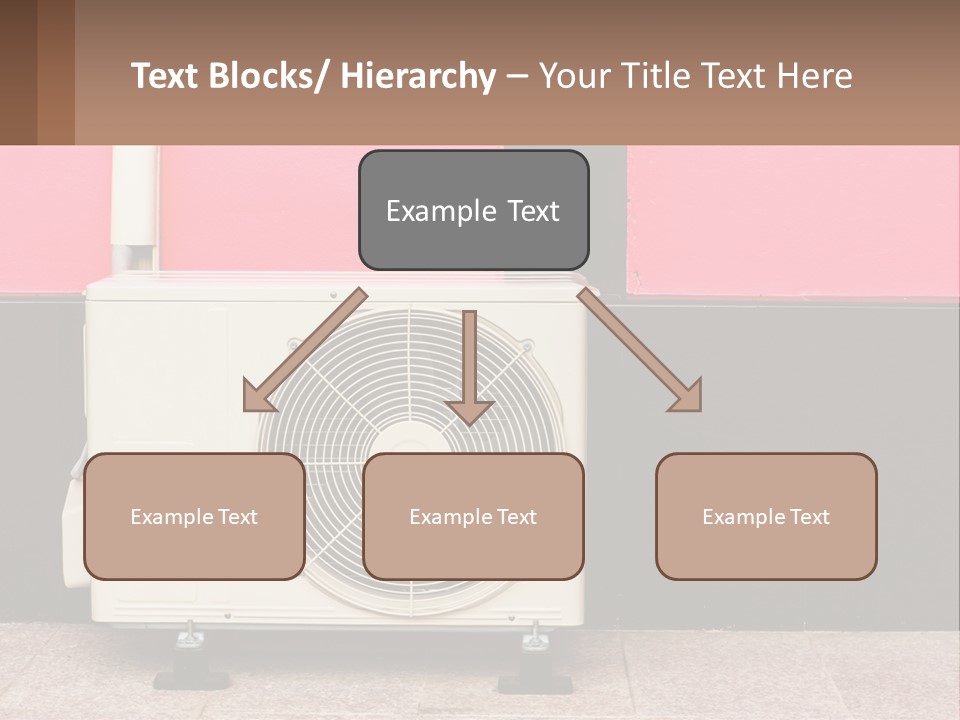 Conditioner Cold Heat PowerPoint Template