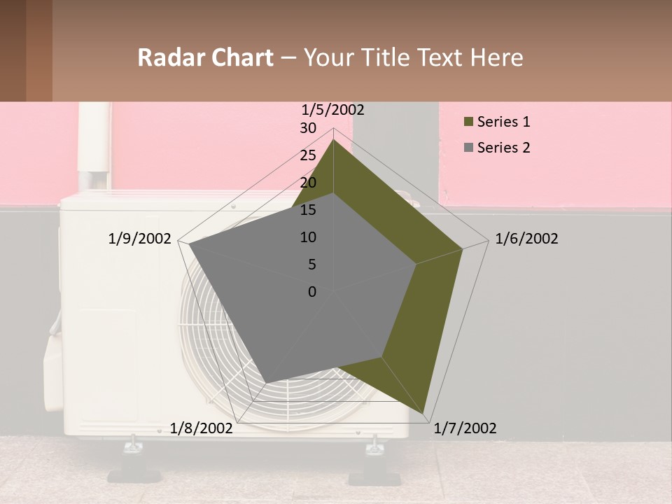 Conditioner Cold Heat PowerPoint Template