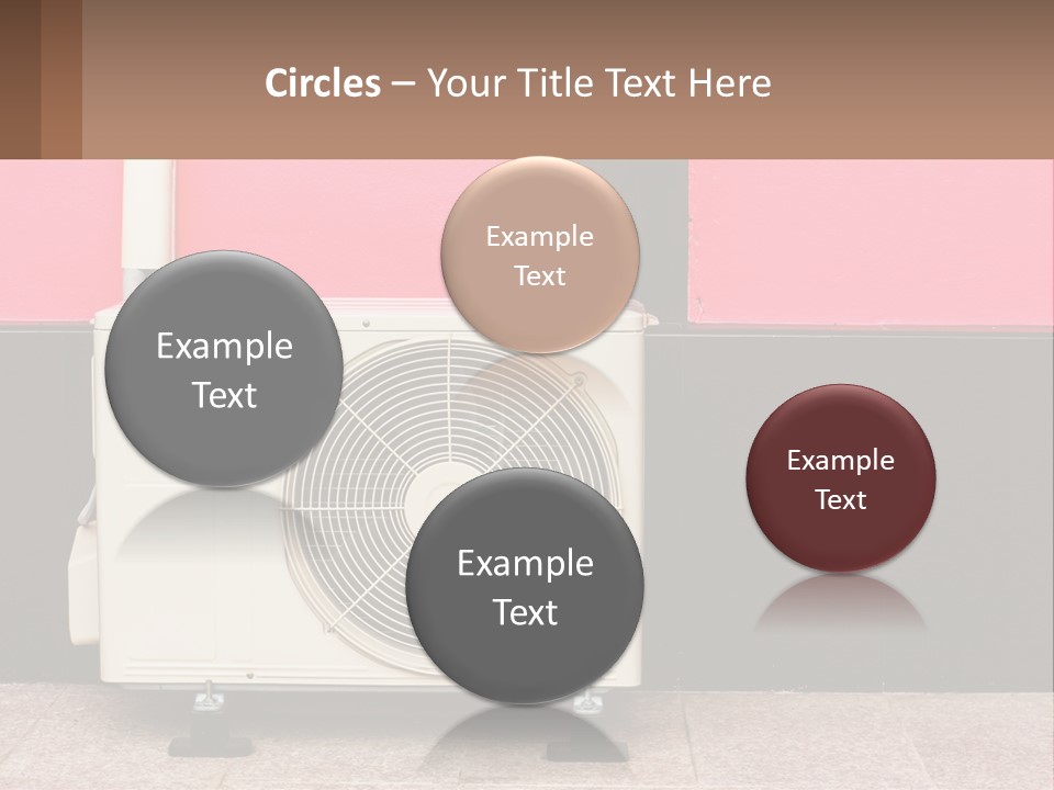 Conditioner Cold Heat PowerPoint Template