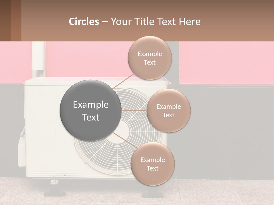Conditioner Cold Heat PowerPoint Template