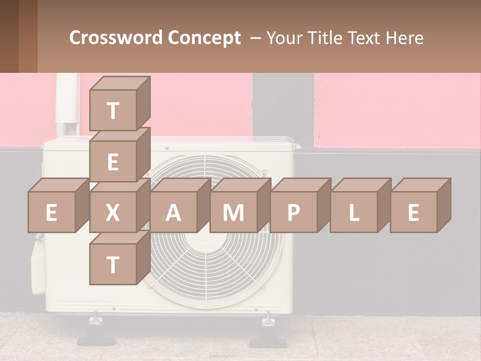 Conditioner Cold Heat PowerPoint Template
