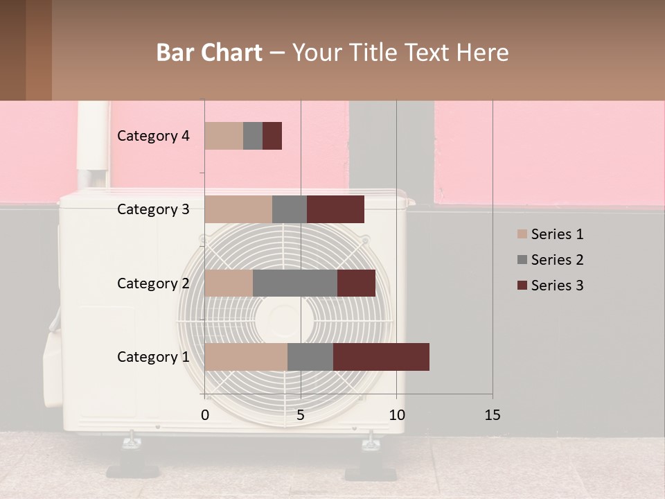Conditioner Cold Heat PowerPoint Template