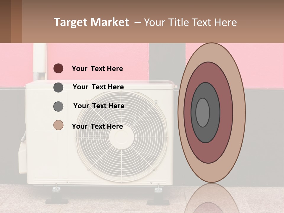 Conditioner Cold Heat PowerPoint Template