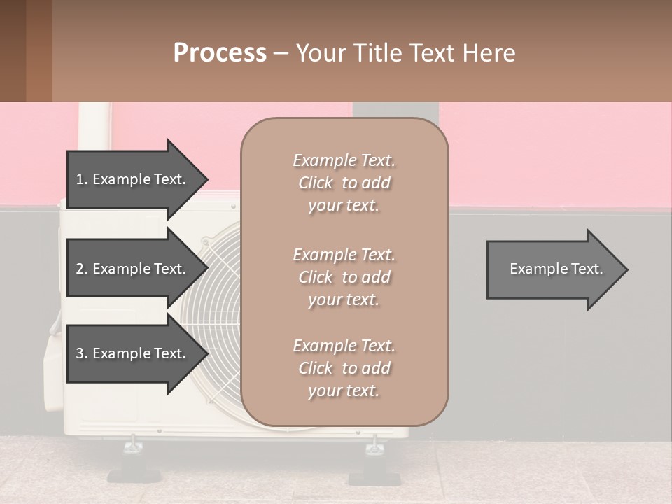 Conditioner Cold Heat PowerPoint Template