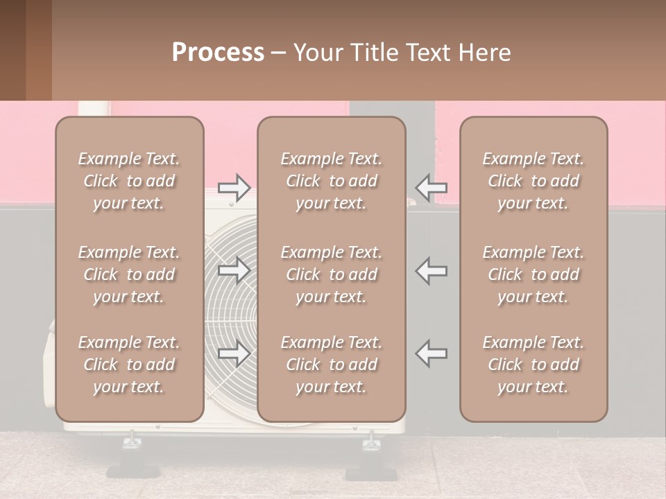 Conditioner Cold Heat PowerPoint Template