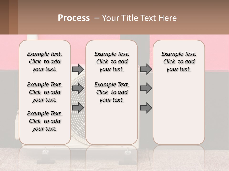 Conditioner Cold Heat PowerPoint Template