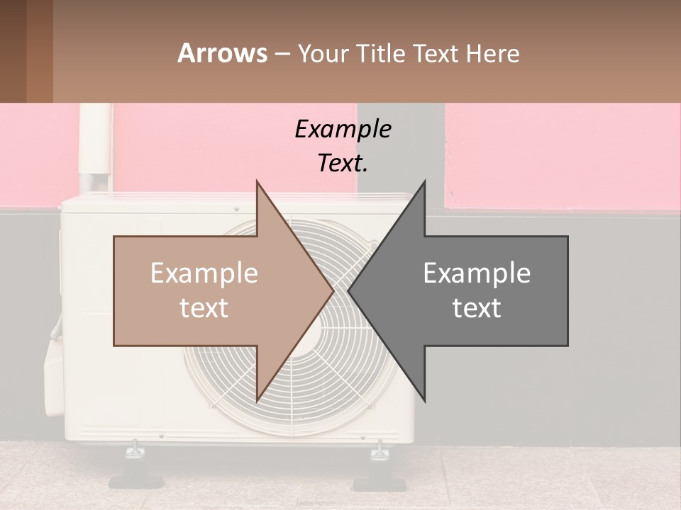 Conditioner Cold Heat PowerPoint Template