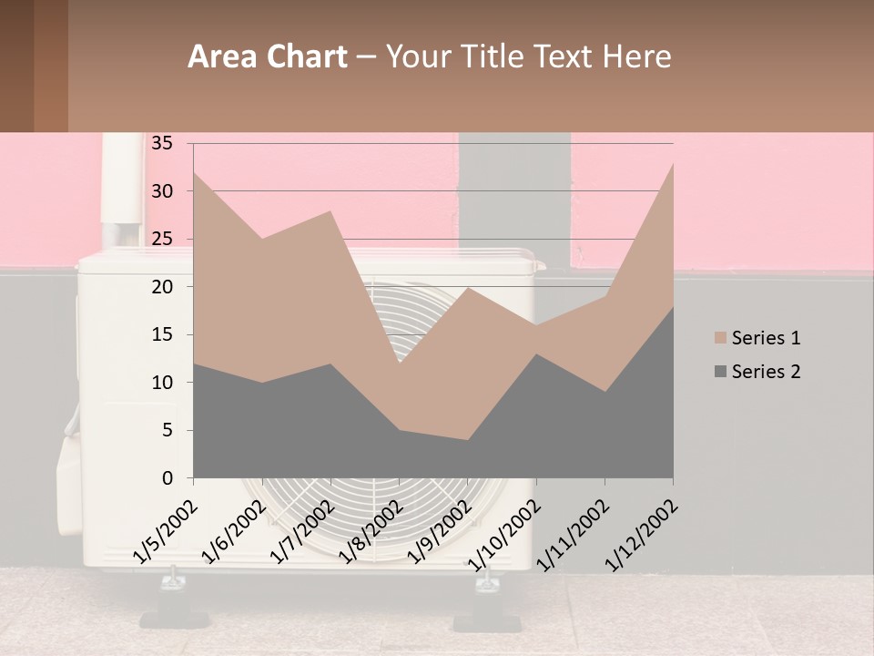 Conditioner Cold Heat PowerPoint Template