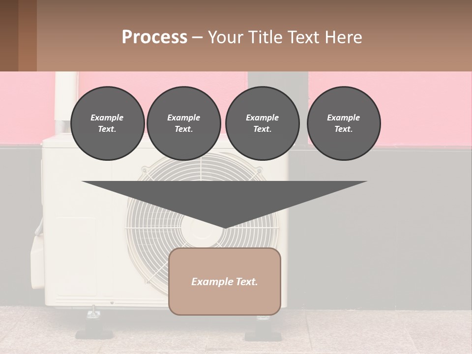 Conditioner Cold Heat PowerPoint Template