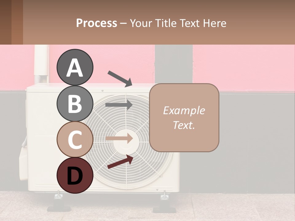 Conditioner Cold Heat PowerPoint Template