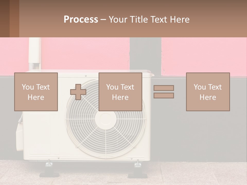Conditioner Cold Heat PowerPoint Template