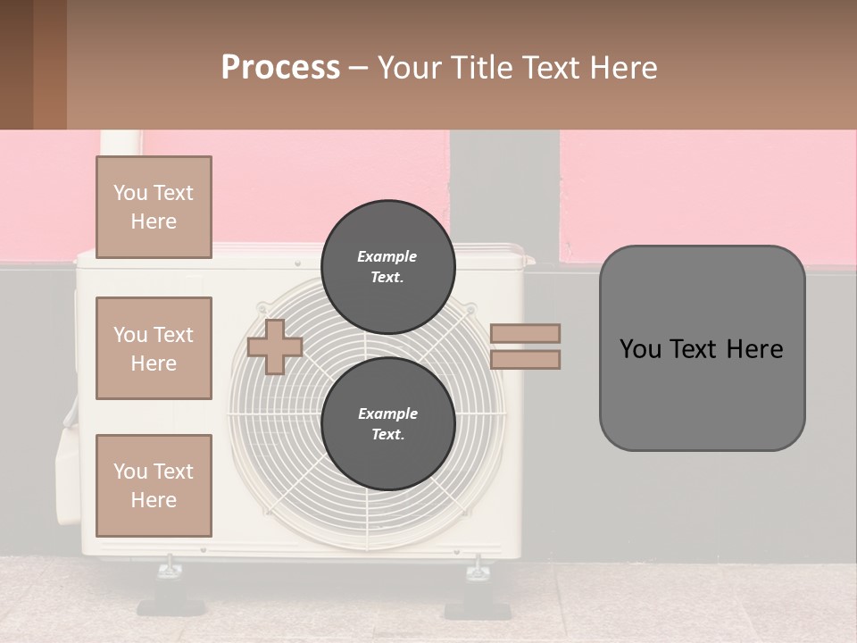 Conditioner Cold Heat PowerPoint Template