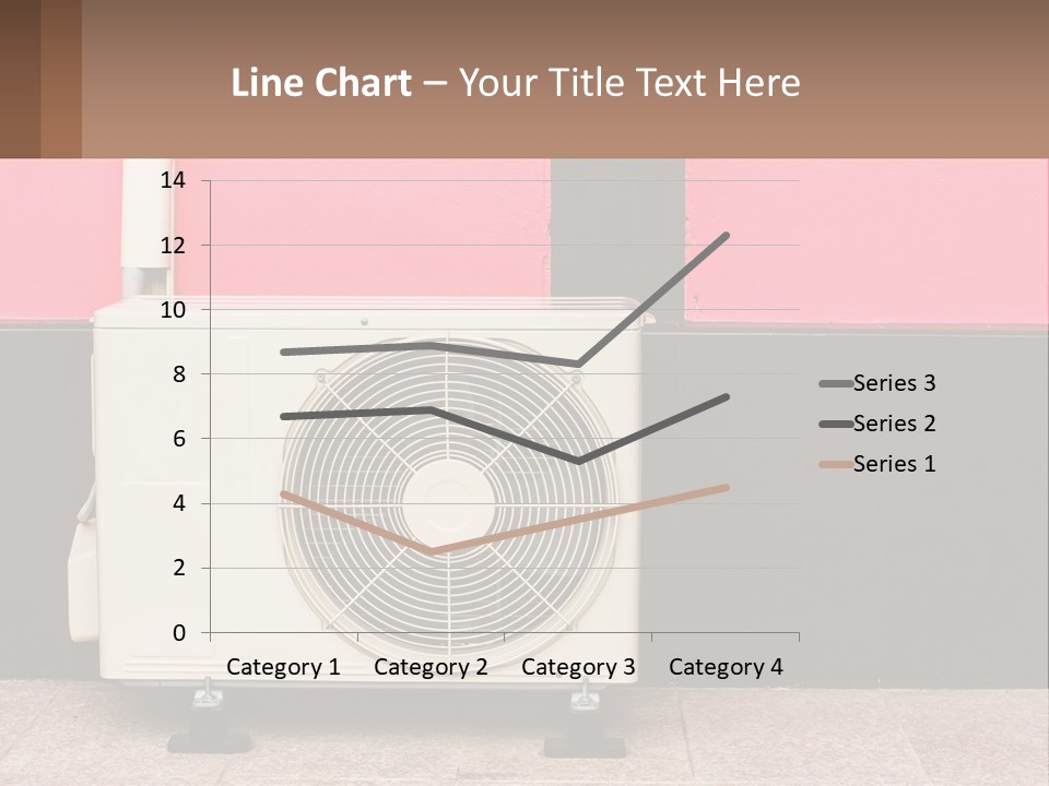 Conditioner Cold Heat PowerPoint Template