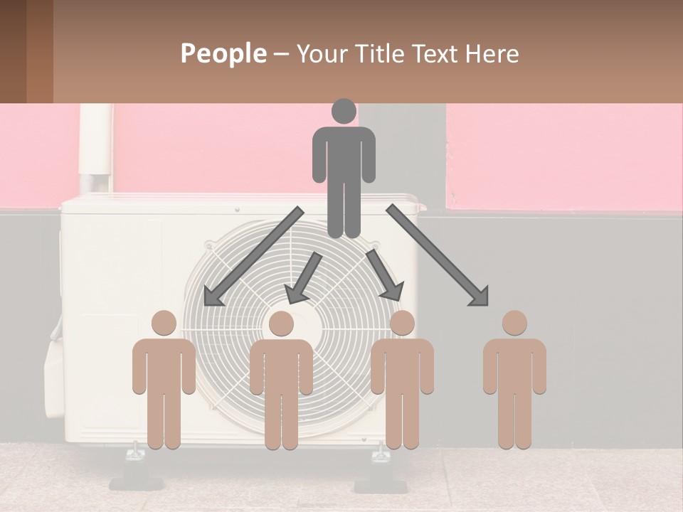 Conditioner Cold Heat PowerPoint Template