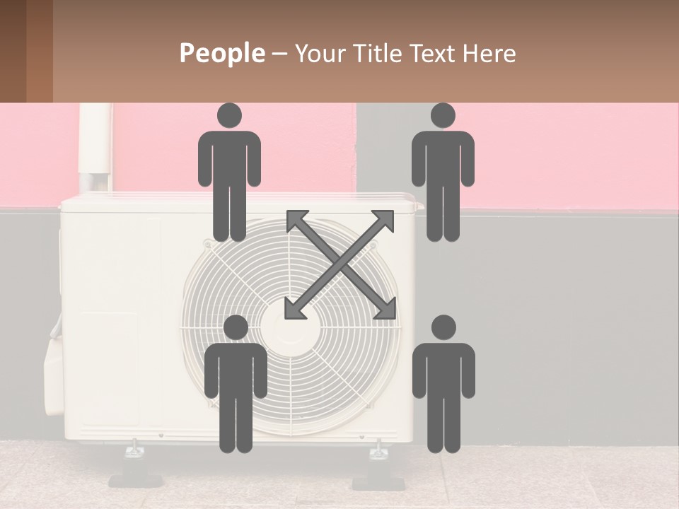 Conditioner Cold Heat PowerPoint Template