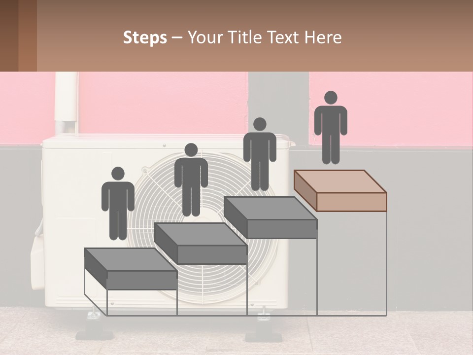 Conditioner Cold Heat PowerPoint Template