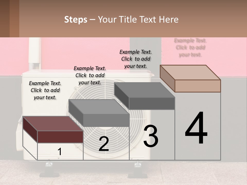 Conditioner Cold Heat PowerPoint Template