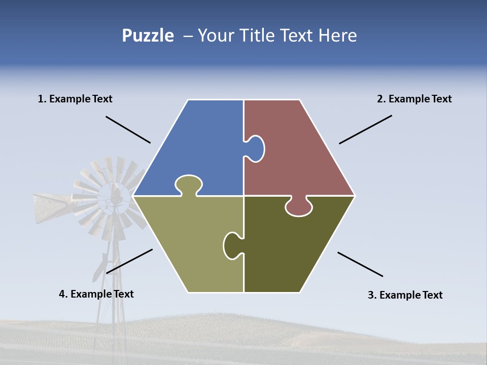 Electricity White Heat PowerPoint Template