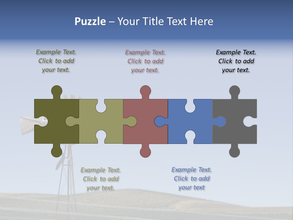 Electricity White Heat PowerPoint Template