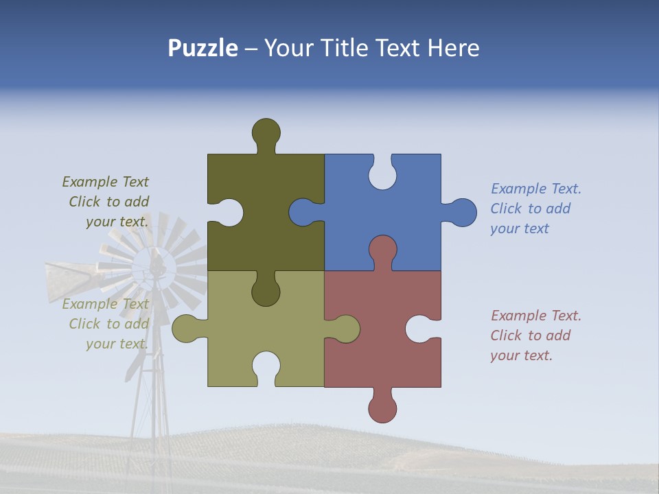 Electricity White Heat PowerPoint Template