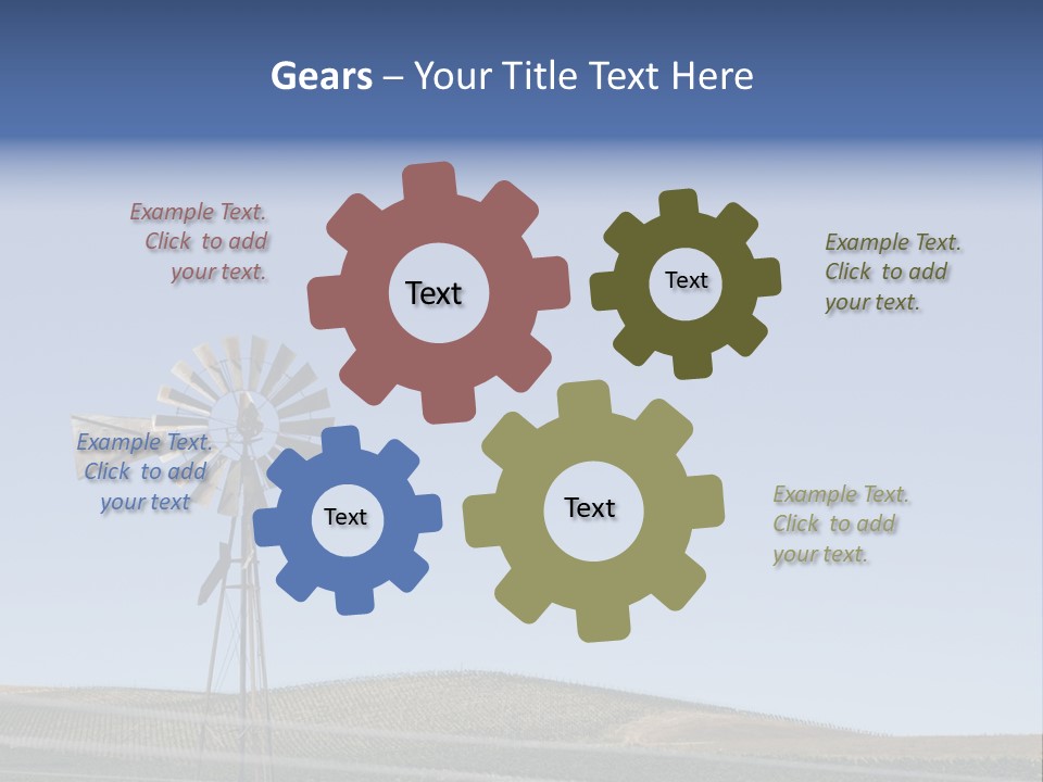 Electricity White Heat PowerPoint Template