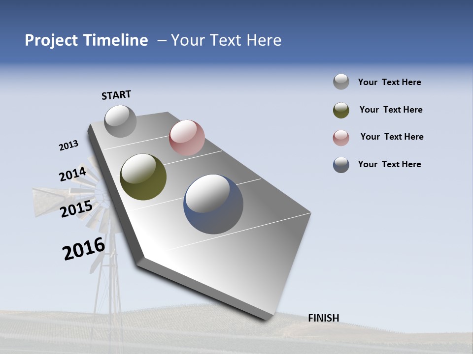 Electricity White Heat PowerPoint Template
