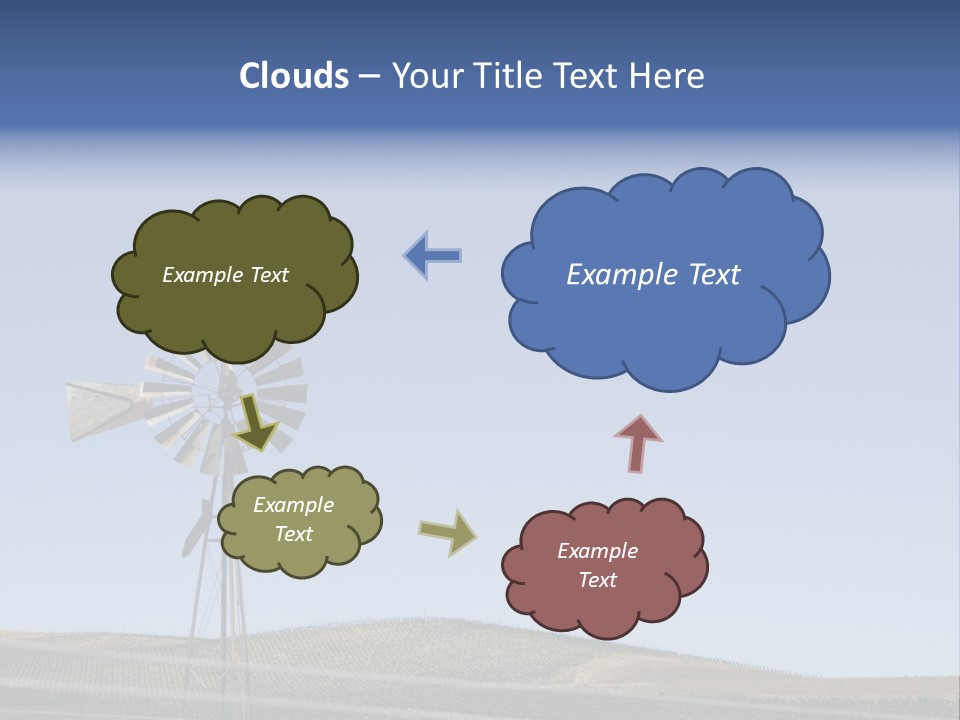 Electricity White Heat PowerPoint Template