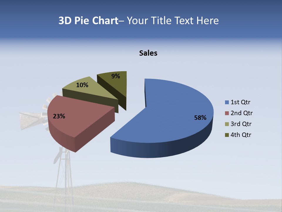 Electricity White Heat PowerPoint Template
