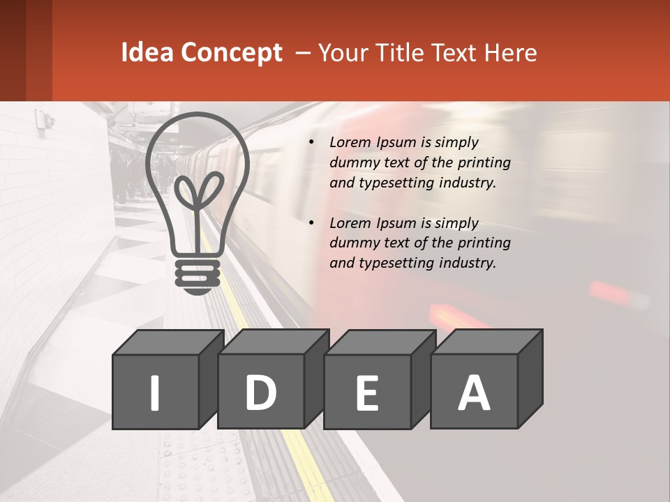 House Part Electric PowerPoint Template