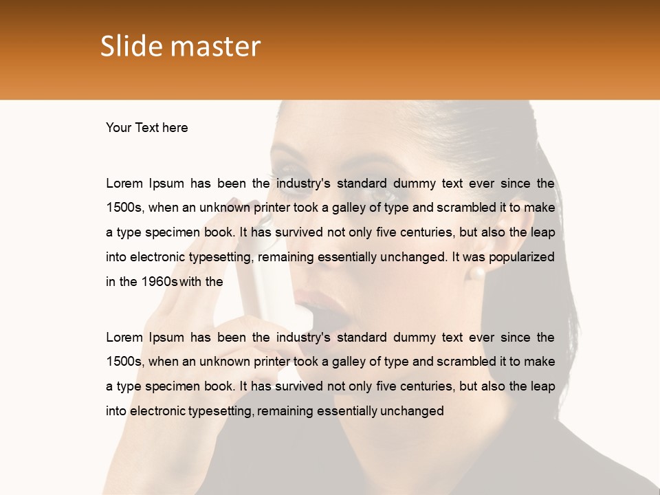 White Condition Switch PowerPoint Template