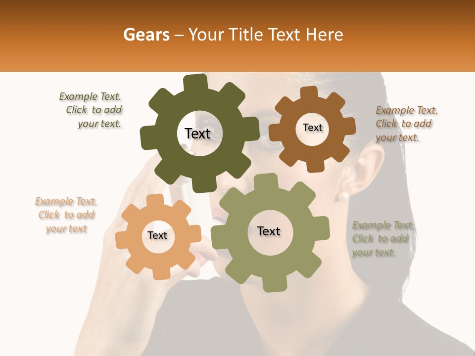 White Condition Switch PowerPoint Template