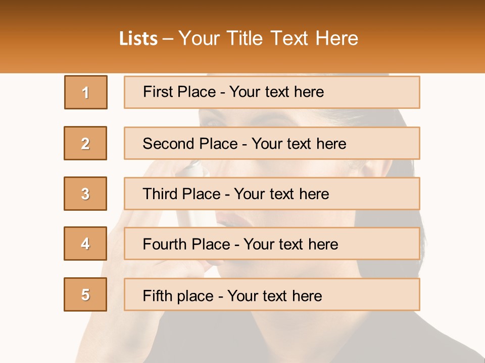 White Condition Switch PowerPoint Template