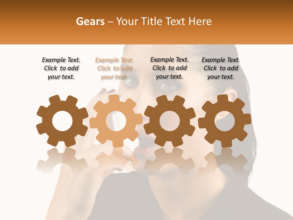 White Condition Switch PowerPoint Template