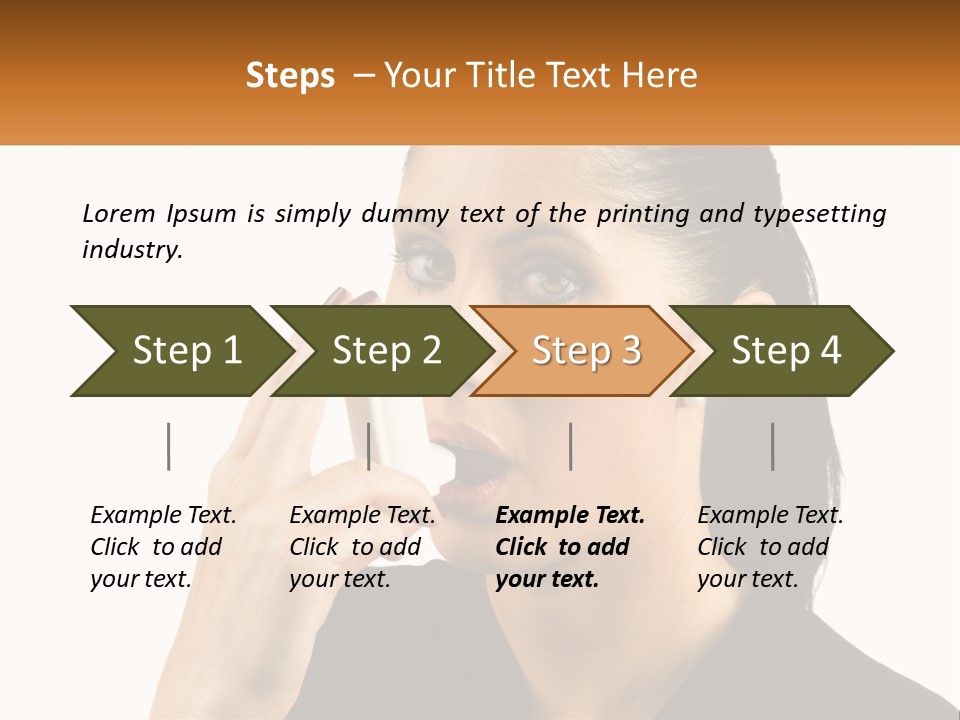 White Condition Switch PowerPoint Template