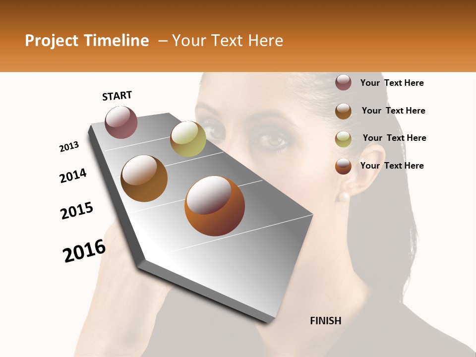 White Condition Switch PowerPoint Template