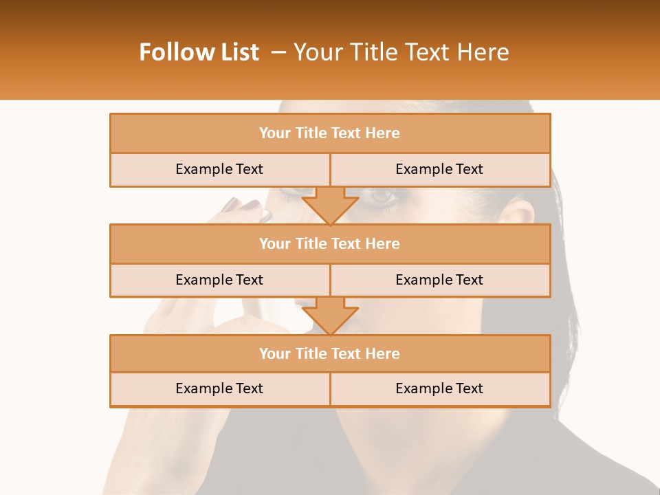 White Condition Switch PowerPoint Template