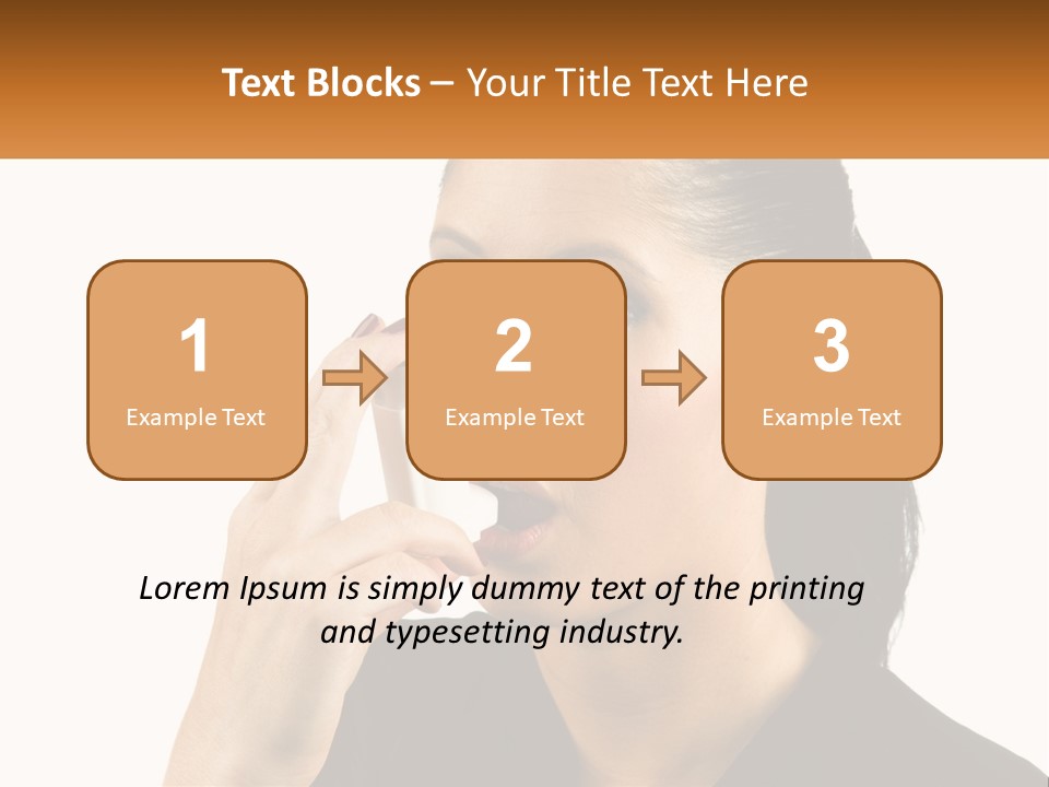 White Condition Switch PowerPoint Template