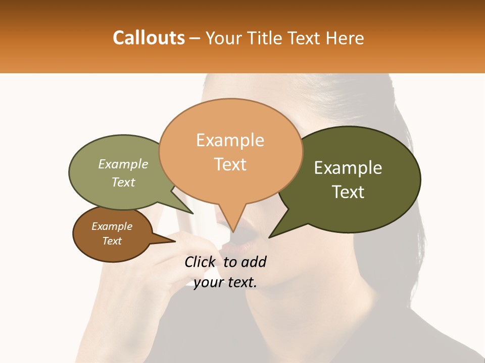 White Condition Switch PowerPoint Template