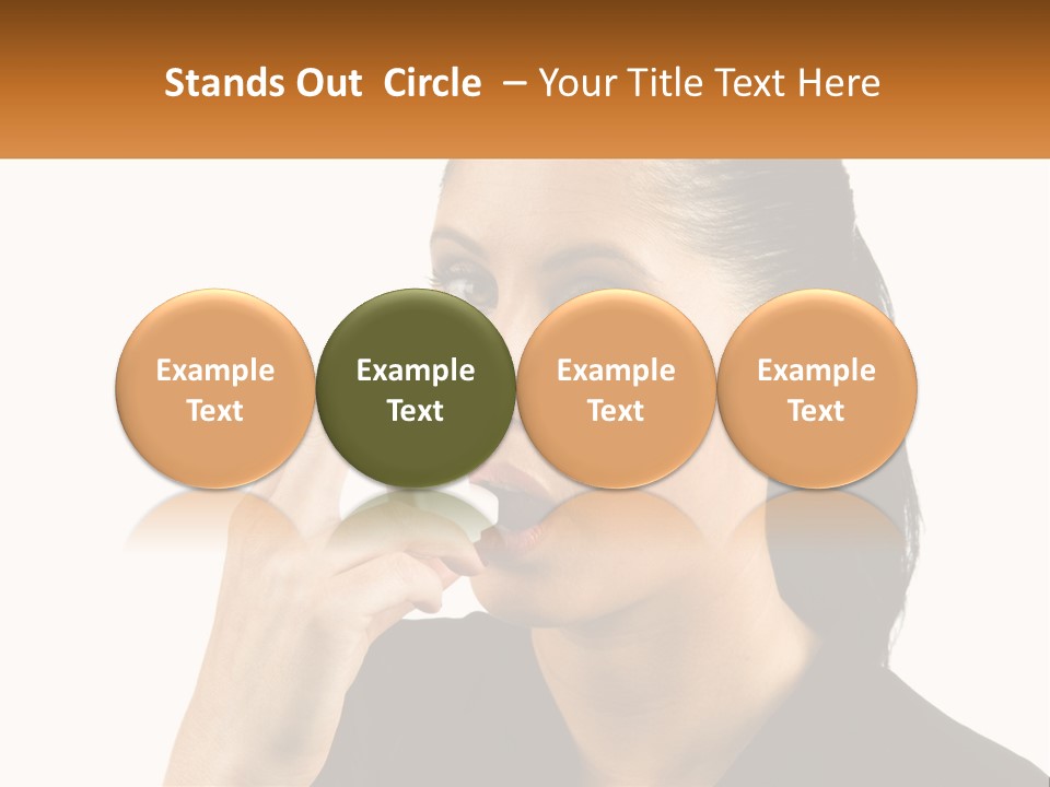 White Condition Switch PowerPoint Template