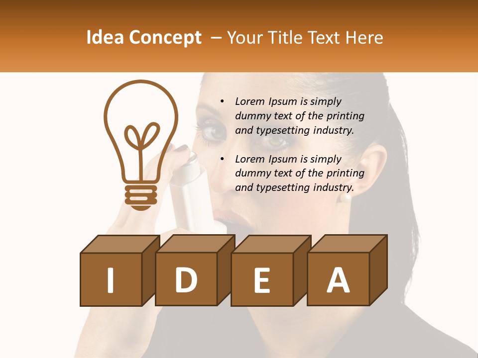 White Condition Switch PowerPoint Template