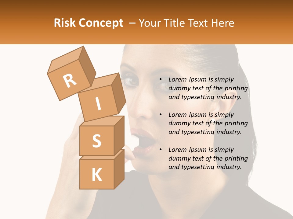 White Condition Switch PowerPoint Template