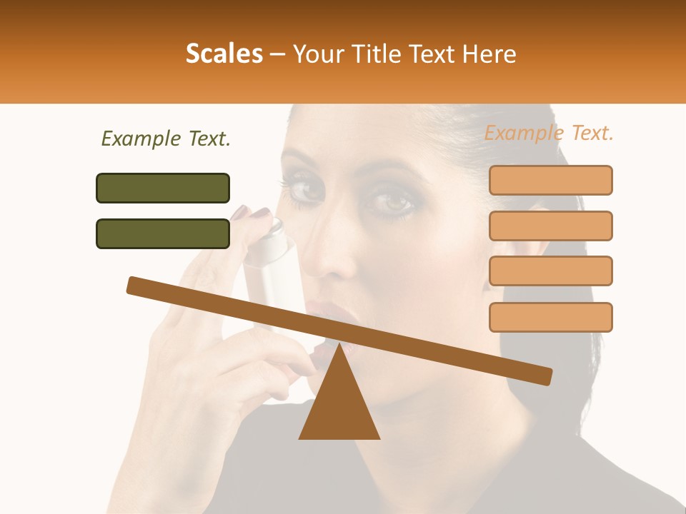 White Condition Switch PowerPoint Template
