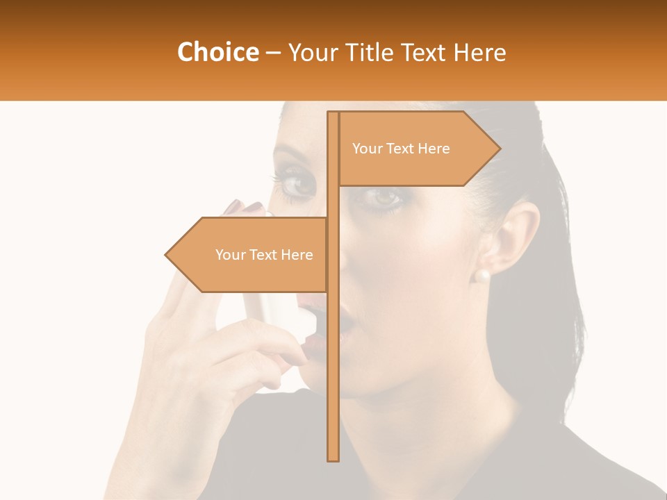 White Condition Switch PowerPoint Template